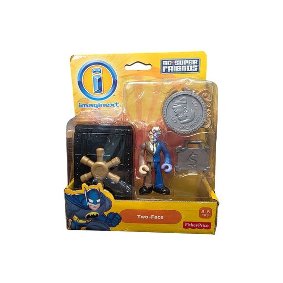 DC Comics Super Friends Two face, Riddler, The Joker & Harley Quinn New - Picture 3 of 10